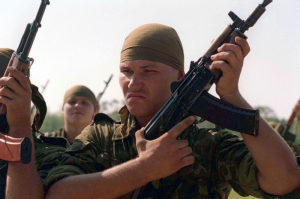 Americans training Ukrainian troops