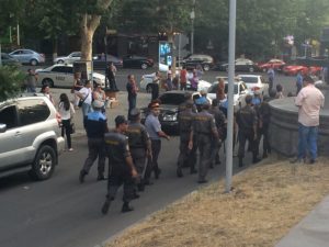 Armenian Police Headquarters seized