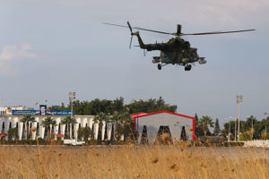 Poison gas dropped near Russian helicopter shoot down