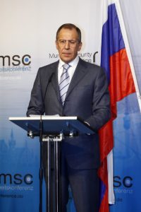 Lavrov plays up NATO threat