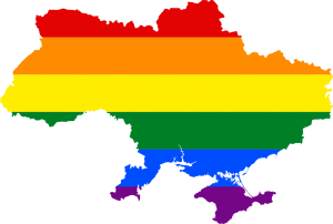 Ukrainian Protestors Scream Gay Propaganda In Kyiv Over Eurovision Rainbow