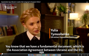 Ukraine's Tymoshenko Urges 'Different Negotiating Format' On Eastern Conflict