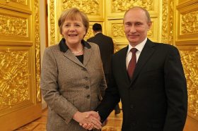 Merkel Puts Nord Stream II Over NATO Security In Scared-To-Death Lithuania