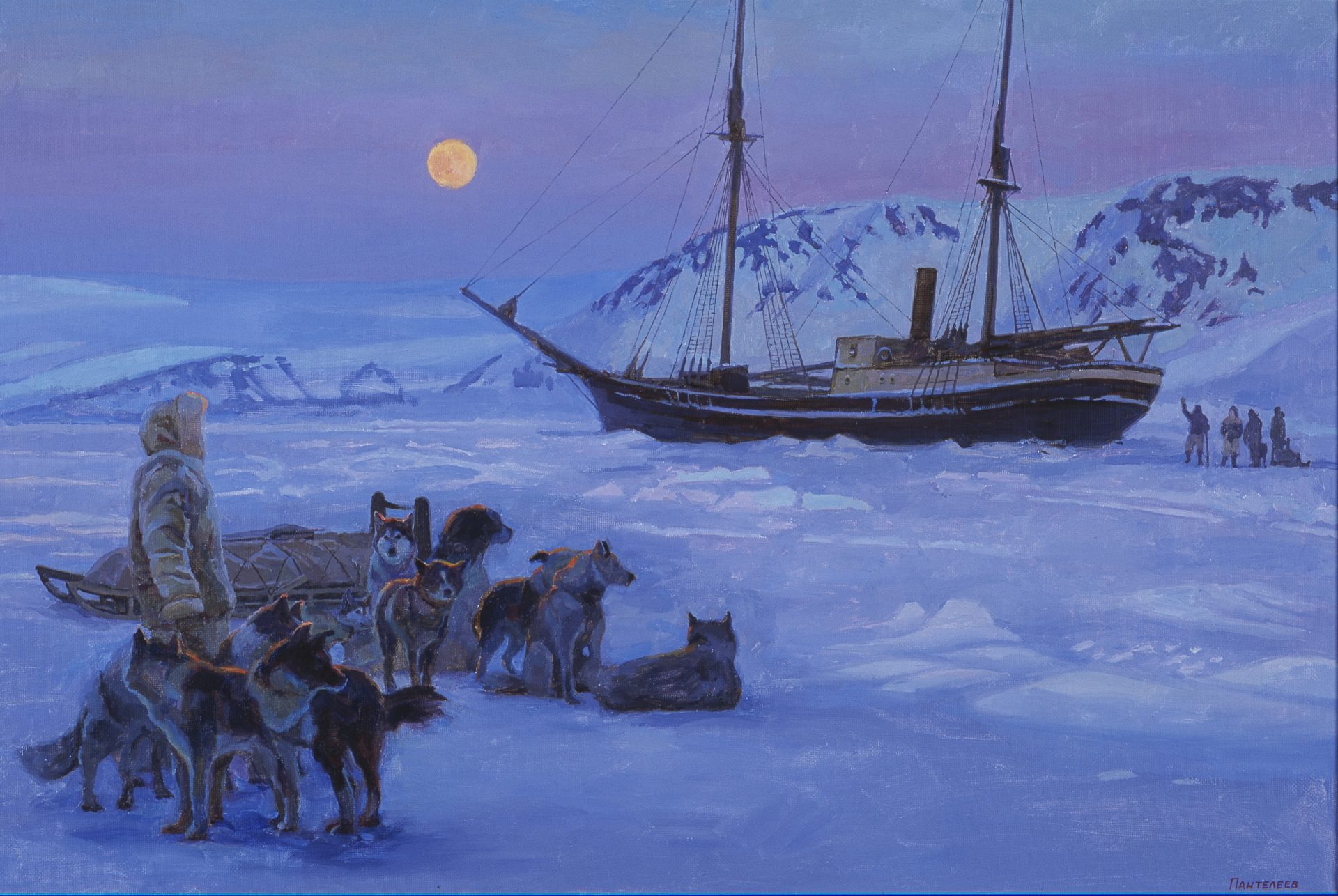 Георгий Седов Экспедиция к Северному полюсу