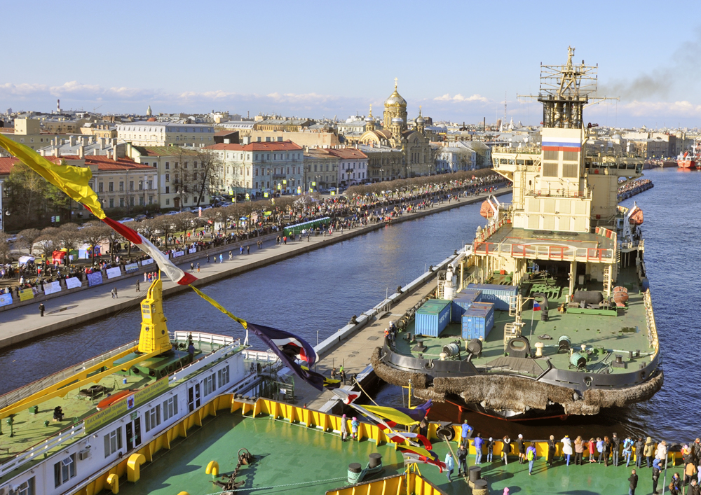 The 6th Festival of Icebreakers Took Place In St. Petersburg﻿