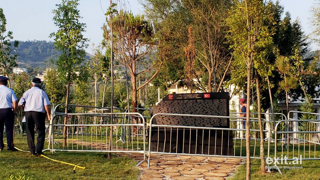 Erdogan Erects Monument To 'Turkish Coup Victims' In Albania...Is Quickly Vandalized
