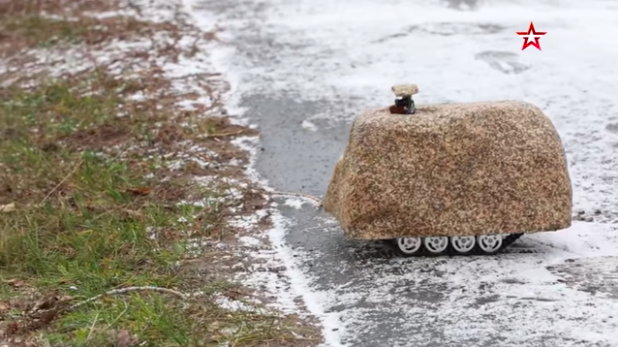 Russian Cadets Make Movable Robot Spying Rock For Battlefield Recon...Not The Babylon Bee