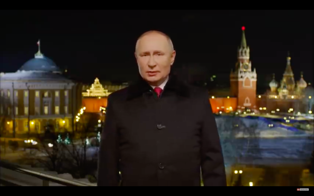 Putin Delivers New Year’s Eve Address To Russian People