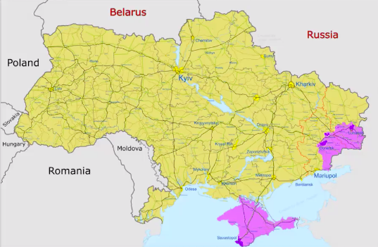 Time Lapse Map Of Ukraine Invasion Shows Russia Really After Donbass ...